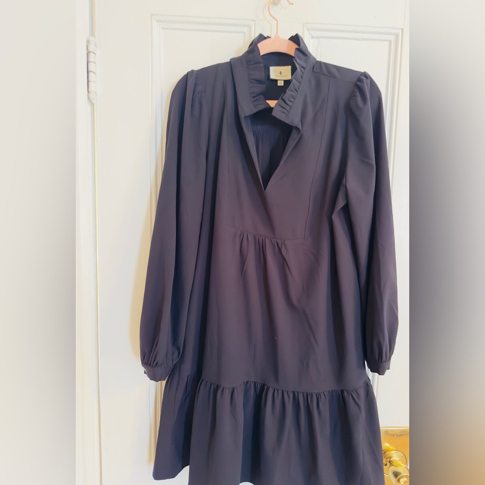 TUCKERNUCK NAVY CREPE PALMERSTON DRESS XL - Picture 6 of 8